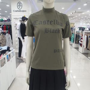 [까스텔바작]여성 캡슐라인 반팔 반넥티셔츠BGDMTS803kh_US