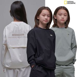 내셔널지오그래픽키즈 카리부 우븐 맨투맨 K242USW010