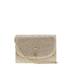 지미추   클러치 FW25 AVNCURVECLUTCHDEQ GOLSHIGOL 6246210 Beige o Tan