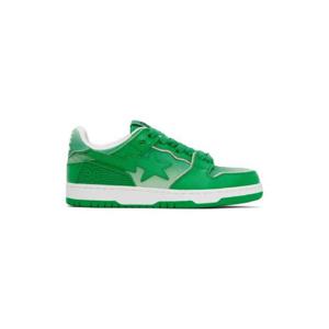 BAPE 스니커즈 그린 SK8 스타  4 스니커즈 232546F128009