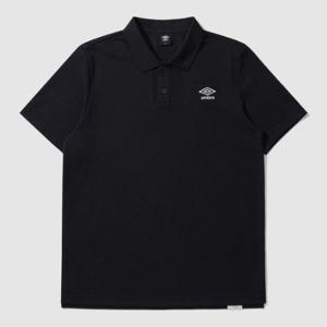 엄브로반팔티 JQS UP123CTS31-BLK 에센셜 카라 반팔 티셔츠 / BLK