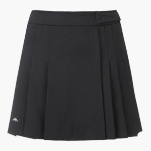 데상트골프스커트 JQS DP32WFSK93-BLKG 여성 플리츠 A라인 스커트 / BLACK