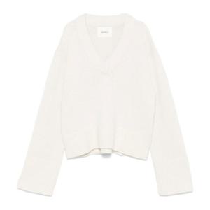 리사 양 알레타 브이넥 스웨터 2022097097 CREAM