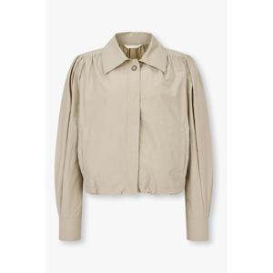 지컷 (7215220301) 셔링 디테일 스트링 헴 자켓