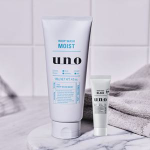 우노 휩 워시 스크럽 130g + 휩 워시 블랙 30ml