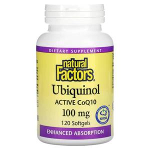 내추럴팩터스 유비퀴놀 액티브 코큐텐 100mg 120소프트젤