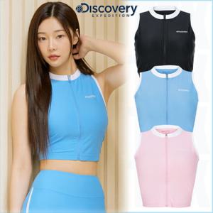 [디스커버리] 여성 슬리브리스 돌핀 셋업 워터탑 (DWSW98043)