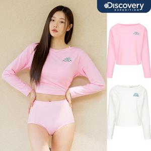 디스커버리 24SS 여성 핫썸머 루즈핏 백포인트 커버업 DWSW97043