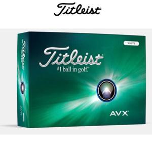 타이틀리스트정품 2024 AVX 화이트 골프볼 골프공 12구 3피스