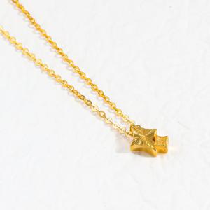 24K 순금 목걸이 미니 트윈 로만다 3.75g+18K 잠금장식