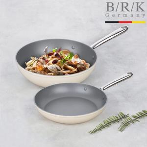 [비알케이(생활)]에볼루션 풀 인덕션 후라이팬 2종세트(24cm+WOK24cm)