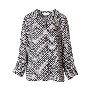[몬테밀라노]도트 나염 카라 블라우스 QL409B2603