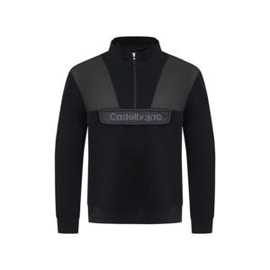 [까스텔바작] 남성 반집업 긴팔 티셔츠_BGDWTL209BK