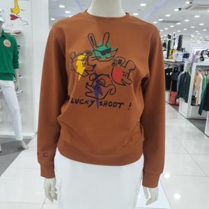 [까스텔바작]여성 가을 전판 캐릭터 맨투맨 BGDFTL507br_US