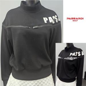 [파사디]여성골프 오픈형 지퍼 포인트 나그랑 박스티 P24FTP105M