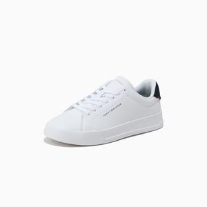 [공식][타미힐피거] TH 코트 레더 스니커즈 (T52F1ARS010MT10LD)