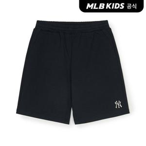[MLB키즈 공식] 25SS 베이직 스몰로고 반바지 NY (Black) 7ASPB0153-50BKS