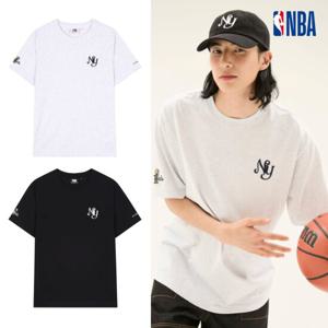 NBA N252TS042P 공용 루즈핏 파이널스 NYK 자수 반팔 티셔츠 STG