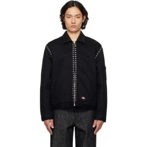 25 FW Thug Club 남성 블랙 Dickies X 스티치 아이젠하워 재킷 251220M180007