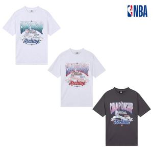 NBA N252TS050P 공용 오버핏 팀 챔피언십 빅 아트웍 반팔 티셔츠 STG
