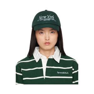 25 FW 스포티앤리치 여성 그린 NY 94 볼캡 251446F016011