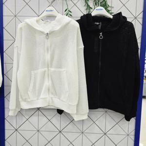 [에꼴리에]에꼴리에 주니어 울 니트 썸머 집업 가디건 25B5181_G