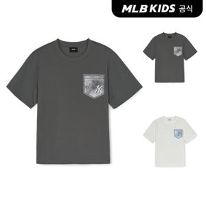 [MLB키즈 공식] 빈티지 모노그램 포켓 티셔츠 (2color) 7ATSMV253
