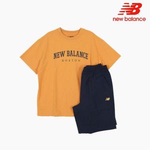 [뉴발란스] 키즈 싱글로고 우븐 바지 셋업 NK9YFB202U-30 긴팔티