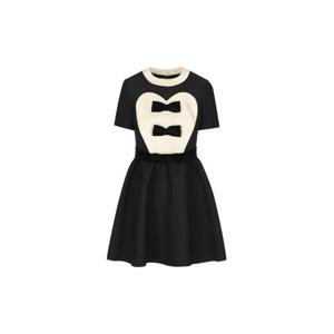 발렌티노 가라바니 숏 원피스 6B0VADH51CFAUY P25 BLACK SOFT BE