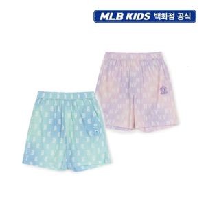 MLB KIDS 오로라 모노그램 5부 우븐 팬츠 7ASMM0153