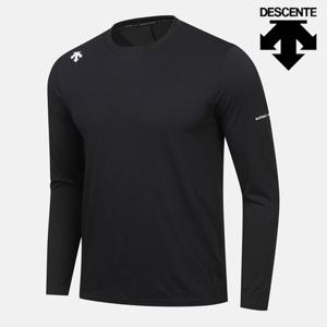 [데상트]데상트 러닝 에센셜 드라이 긴팔티셔츠 SP123RTL21BLK0