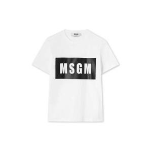 (명품) 엠에스지엠 박스 로고 반팔 티셔츠 3641MD