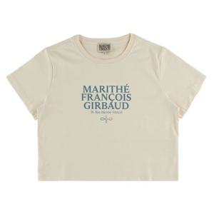 [마리떼 프랑소와 저버]마리떼 여성 무브먼트 에이로쿨 크롭 티셔츠 MFG45UTS307 CRM