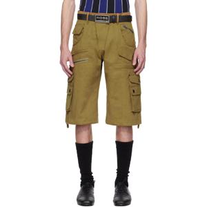 마틴로즈 반바지 카키 유틸리티 쇼츠 251892M193008