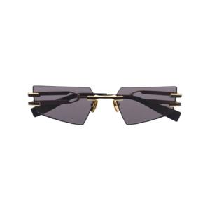 Balmain Eyewear 기하학 프레임 선글라스 BPS123A54