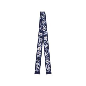 샤넬 헤어밴드 실크 트윌   블루 마린 아이보리 AA0349-X12540-C5863