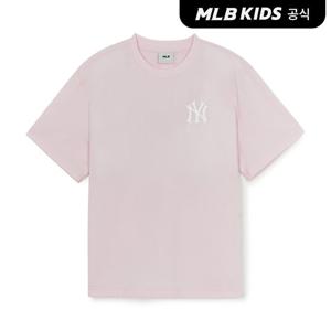 [MLB키즈 공식] 스포티브 베이직 스몰로고 썸머 티셔츠 NY (L.Pink) 7ATSB3353-50PKL