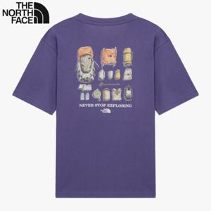 노스페이스 NT7UR07E 남여공용 루즈핏 캠프 바이브 반팔 티셔츠 KR
