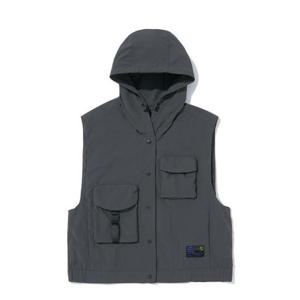 인터크루 HC10 여포켓장식후드베스트 ITZ2VO53A
