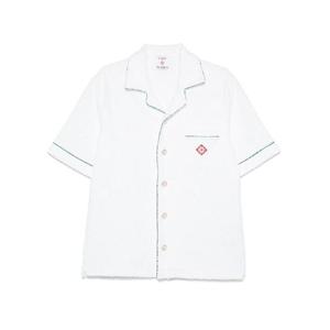 25 FW 카사블랑카 모노그램 엠보스드 타월 셔츠 UMPS25SH085 TP433160003