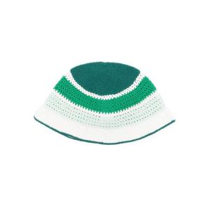 25 FW 카사블랑카 스트라이프 크로셰 버킷 햇 APS24HAT052 TP432338936