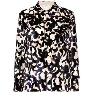 25 FW 포르테포르테 애니멀 프린트 벨벳 셔츠 12920MYSHIRT TP432088054