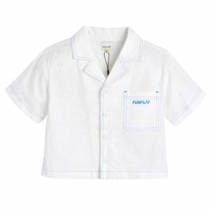 컬리수 HC04 배색스티치셔츠자켓 WH C242SHG52P