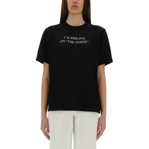 빅토리아베컴 프린트 크루넥 티셔츠 1323JTS004932A BLACK