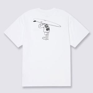 [반스]아티스트 컬렉션 Vans X Hanai 서프 반소매 티셔츠 VN000R61WHT1
