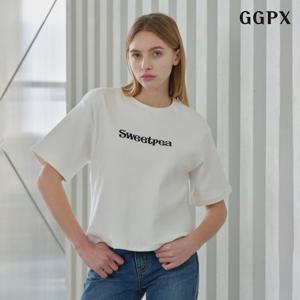 [지지피엑스]데일리 쭈리 자수 하프 티셔츠 (GPBLW010D)