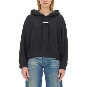MM6 Maison Margiela 로고 패치 드로스트링 후드티 S52GU0234S25606 900 TP942581545