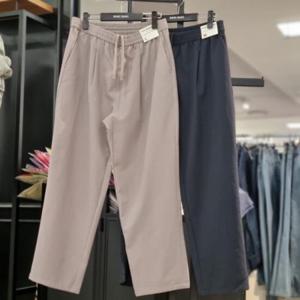 뱅뱅 HC21 여성시어서커 허리밴딩 원턱 스판바지 NPL133