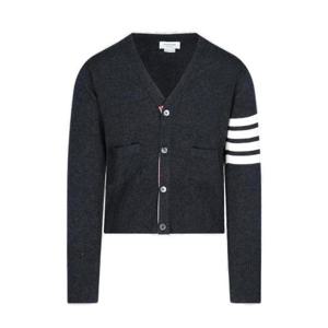 Thom Browne 4 바 스트라이프 가디건 MKC001A00011 022 TP934665797