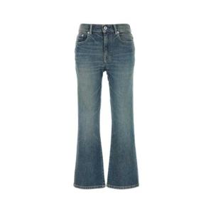 Kenzo Bara 크롭 데님 진 FE62DP2296S7 DY TP944203893